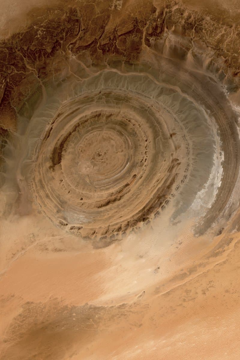 Eye of the Sahara, Mauritania